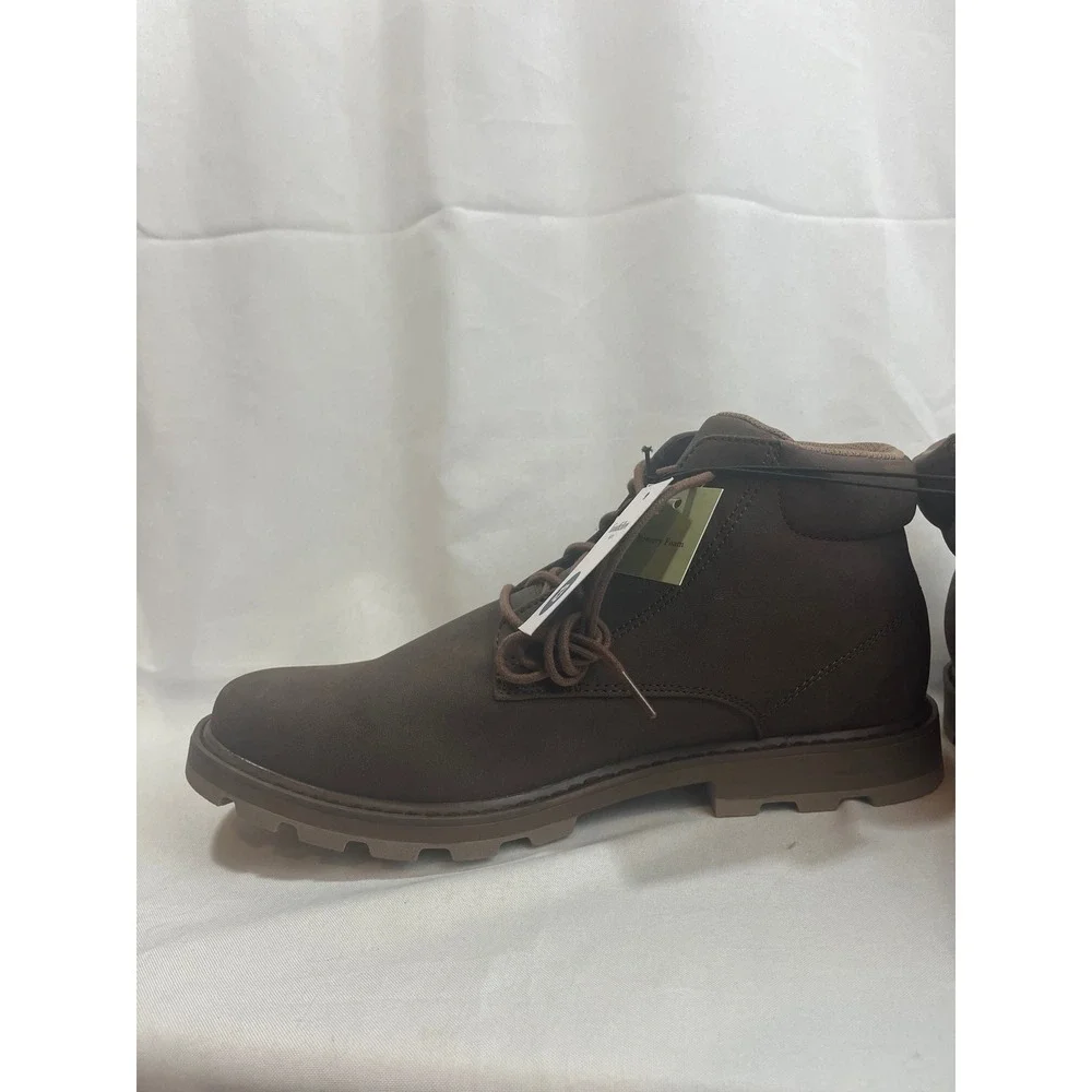 Goodfellow & Co Jeffrey Mens Brown Chukka Boots Memory Foam Lug Sole Size 13 NEW